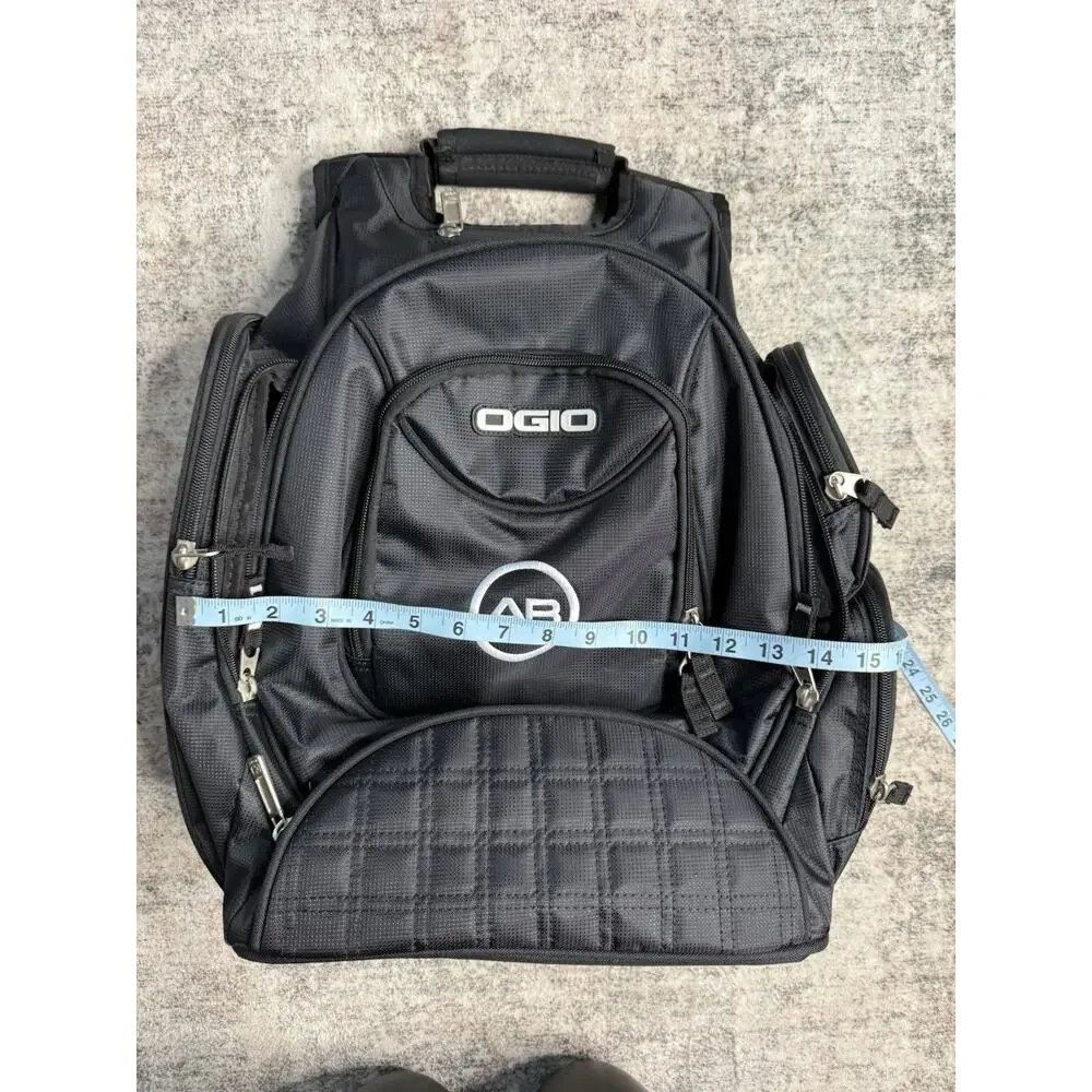 OGIO Metro Computer Laptop Backpack, Black AB Embroidery NWOT